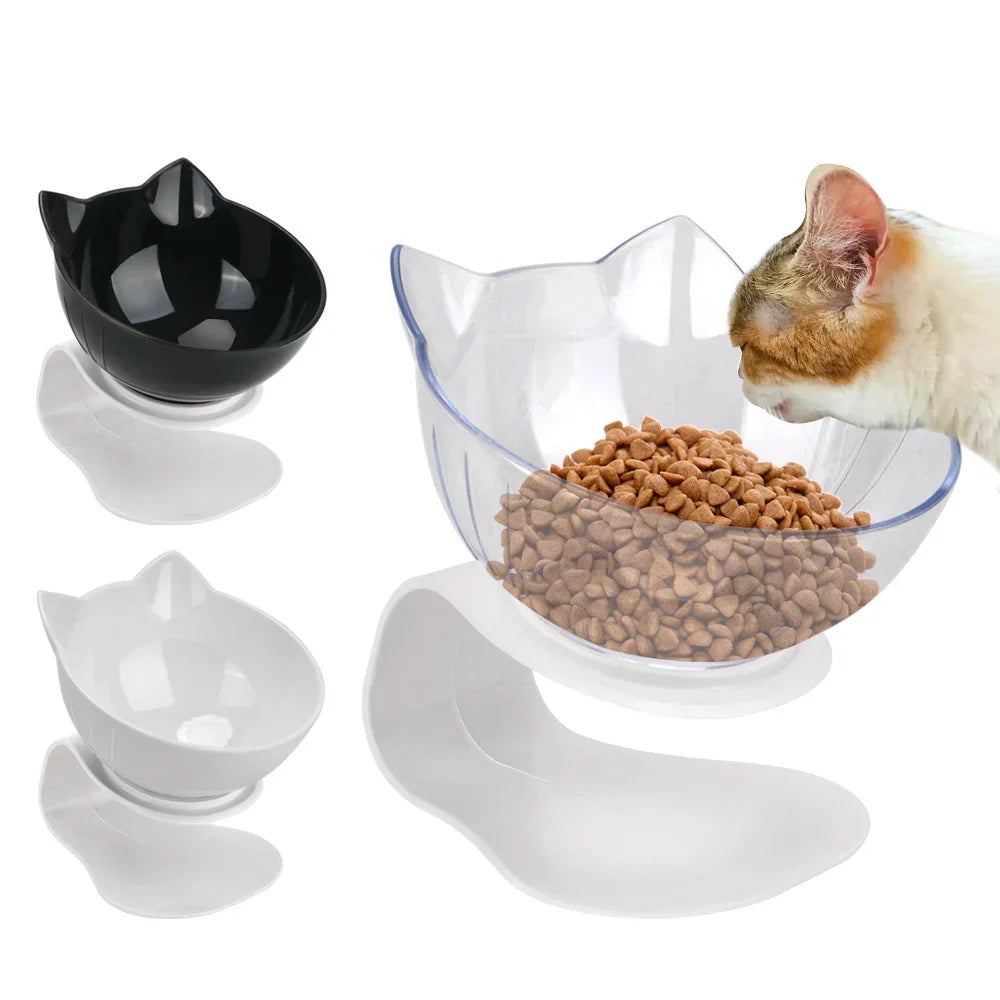 Ergonomic Double Pet Bowl Set โ Non-Slip, Raised Stand for Dogs & Cats