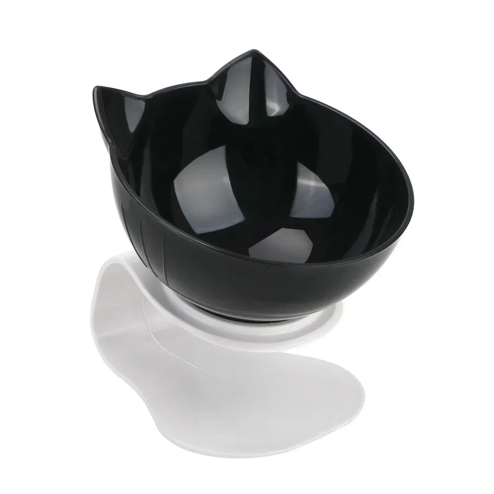 Ergonomic Double Pet Bowl Set โ Non-Slip, Raised Stand for Dogs & Cats