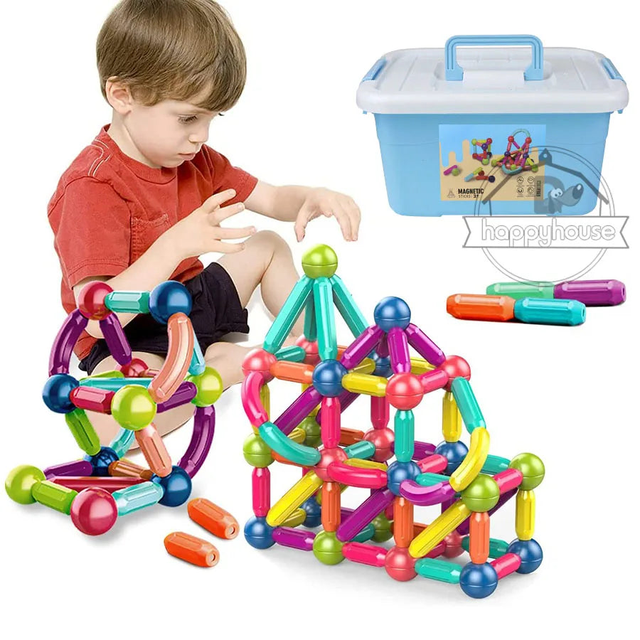 STEM Magnetic Building Toys ā Educational Construction Set for Children