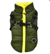 Waterproof Pet Coat With Harness