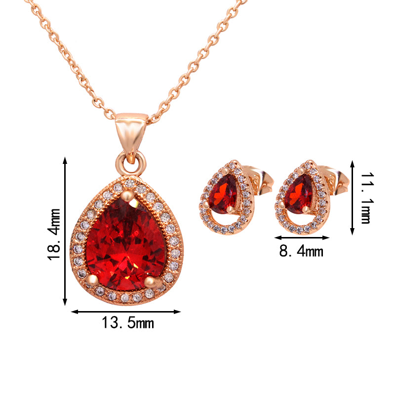 Zircon Jewelry Set